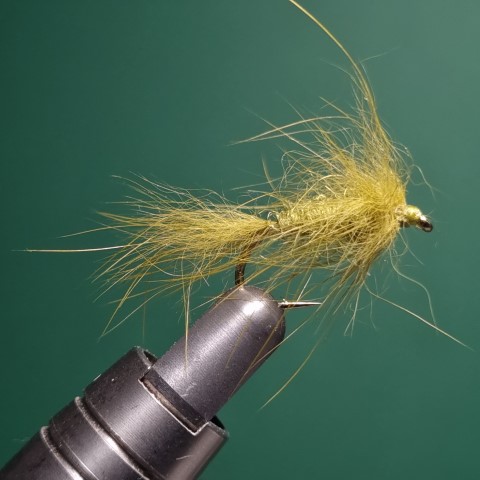 Pine Squirrel All Fur Wet Fly Olive